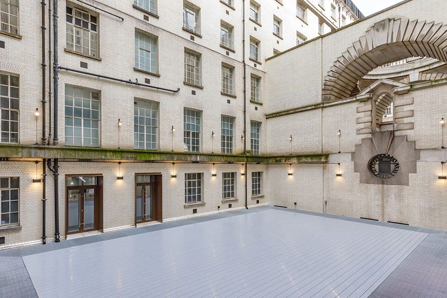 county hall courtyard