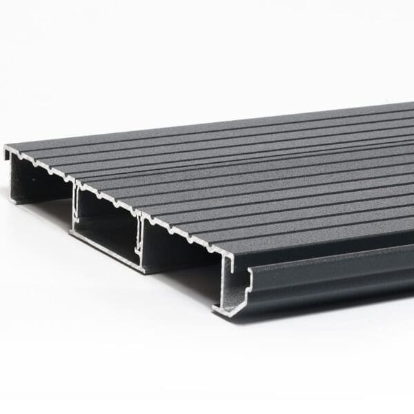 DFB-DR Aluminium Decking Board Direct Fix With Drain