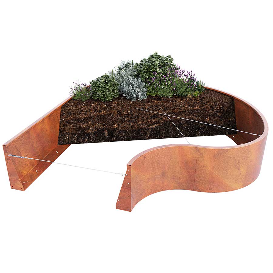CBP Contour Bespoke Planter Edge