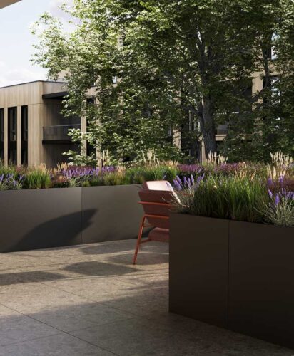 TerraSmart Ledge Planter System location
