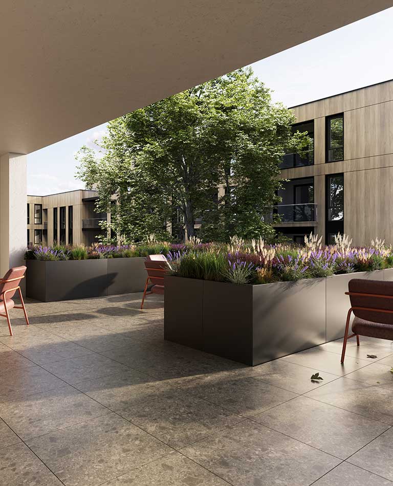 TerraSmart Ledge Planter System location