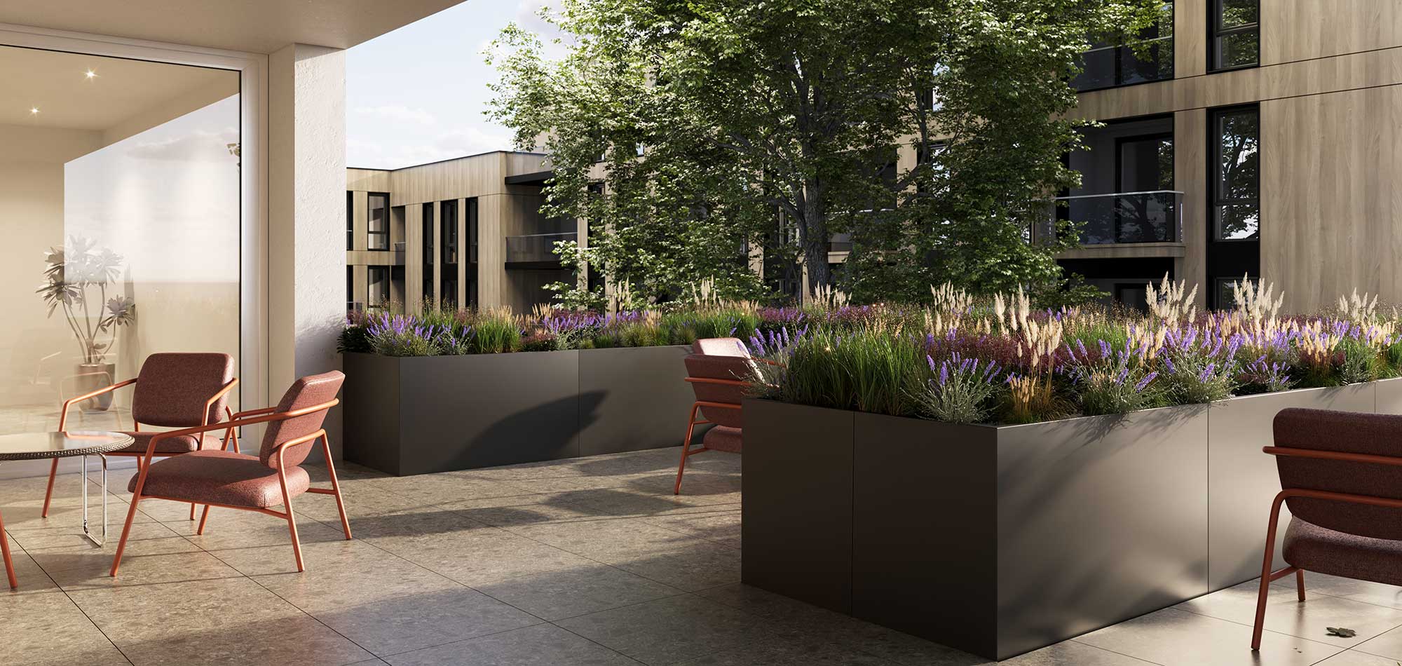 TerraSmart Ledge Planter System location