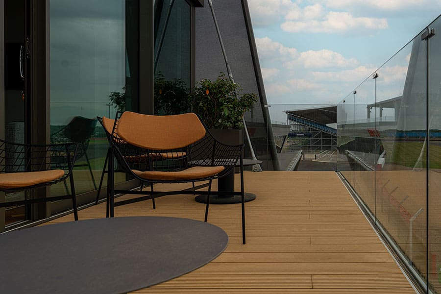 Seating on balcony