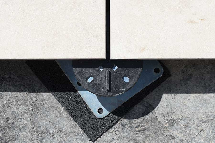 Paving and pedestal