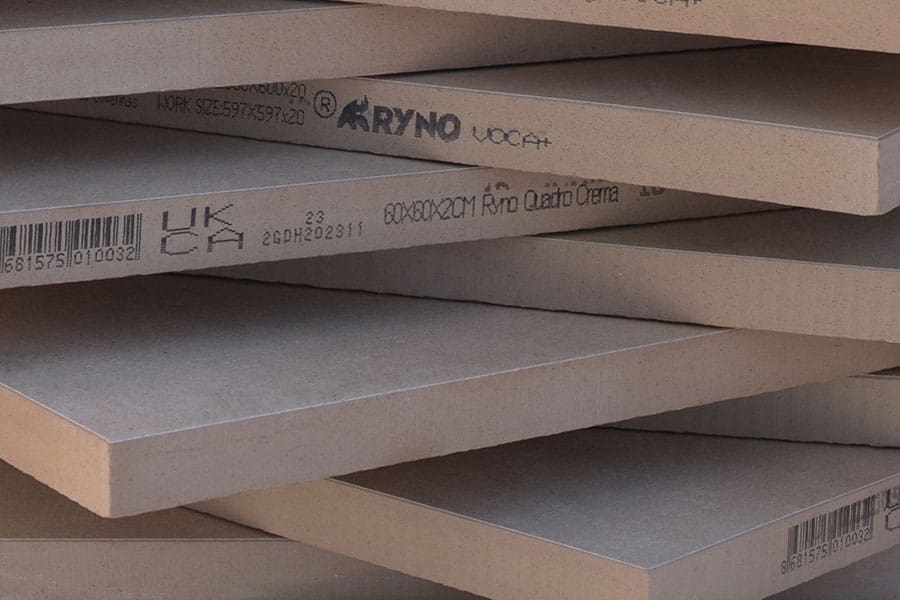 Stack of porcelain pavers