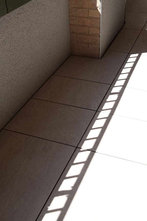 Shadow on paving
