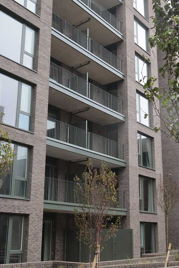 Paved balconies at Secklow Gate