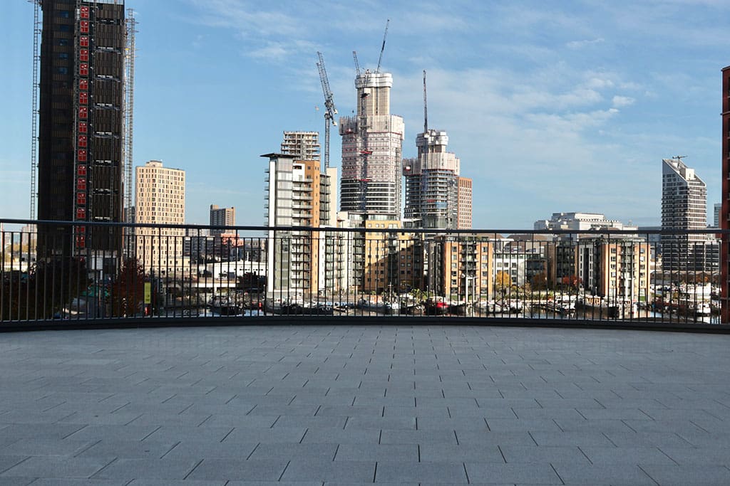 View from Wood Wharf E3 & E4 terrace