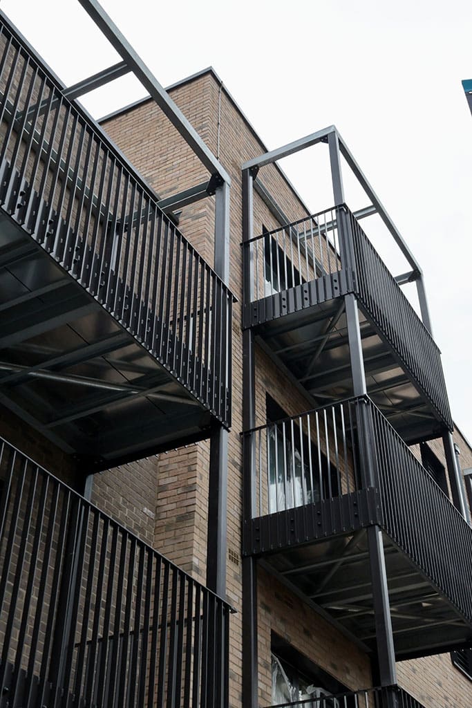 Aylesborough Court external balconies