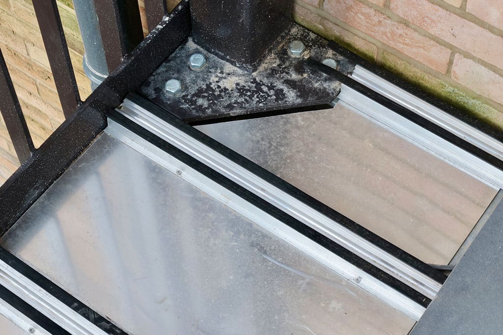 Aylesborough Court balcony rails