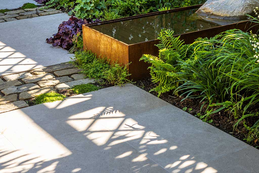 Natural stone pavers