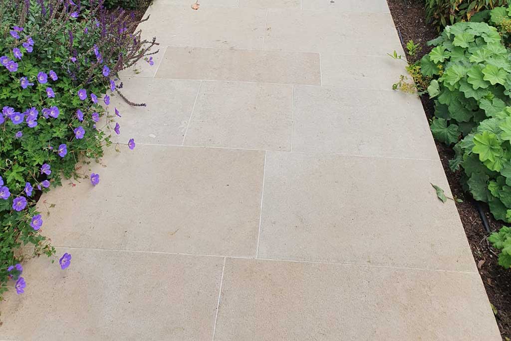 Natural stone pavers