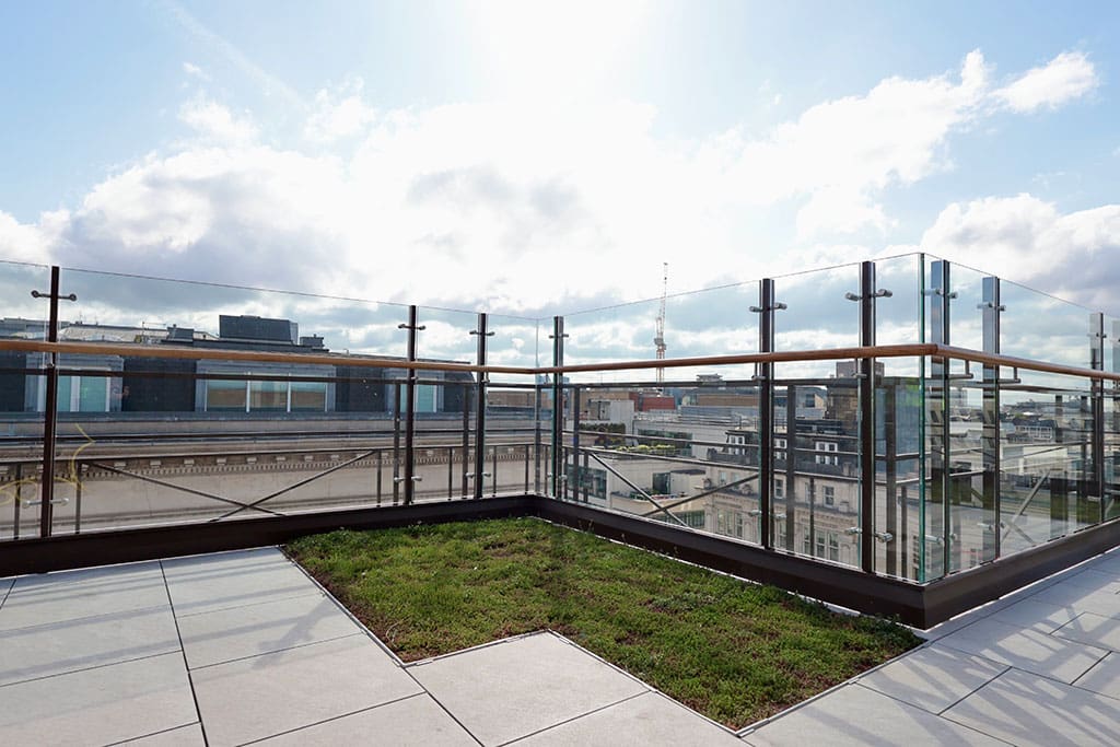 Ikea Oxford Street roof terrace and balustrades