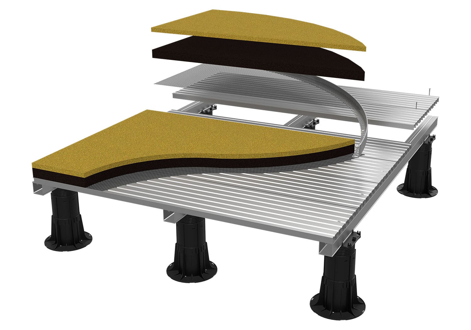 Wet Pour Rubber Crumb System