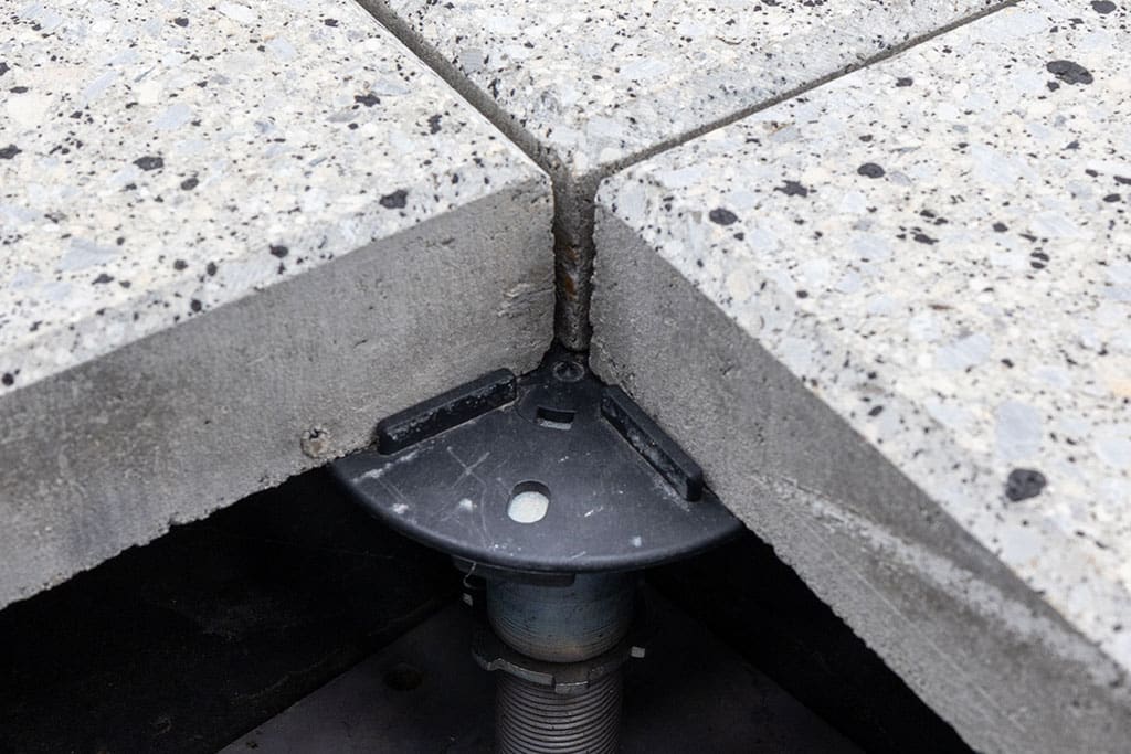 Piata Smooth Concrete Paver with RP-FR Pedestals