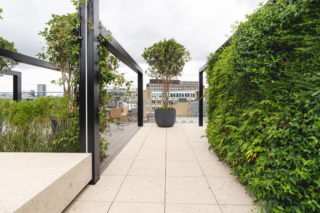 One James Street roof terrace