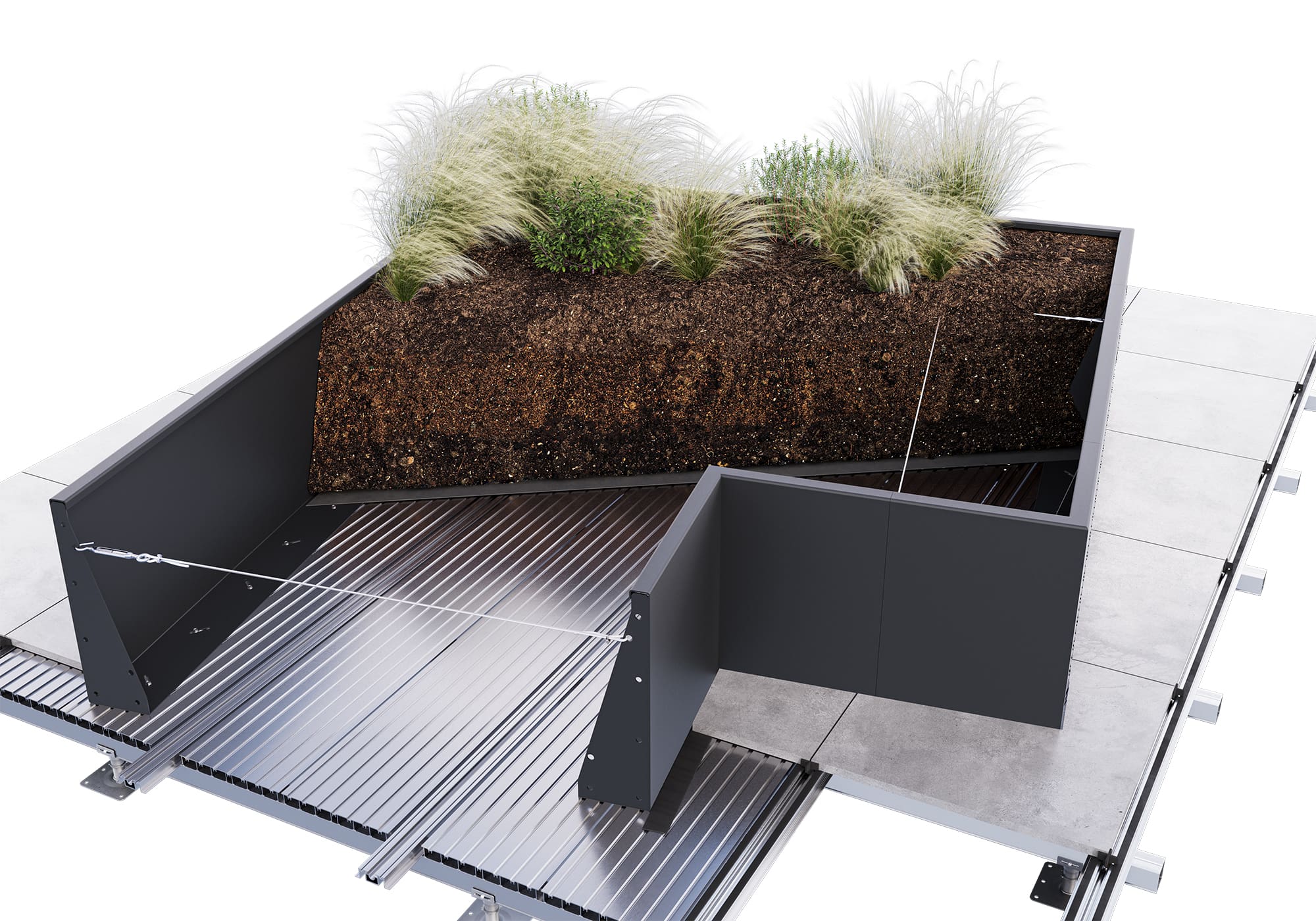 TerraSmart® Ledge Bespoke Planter System