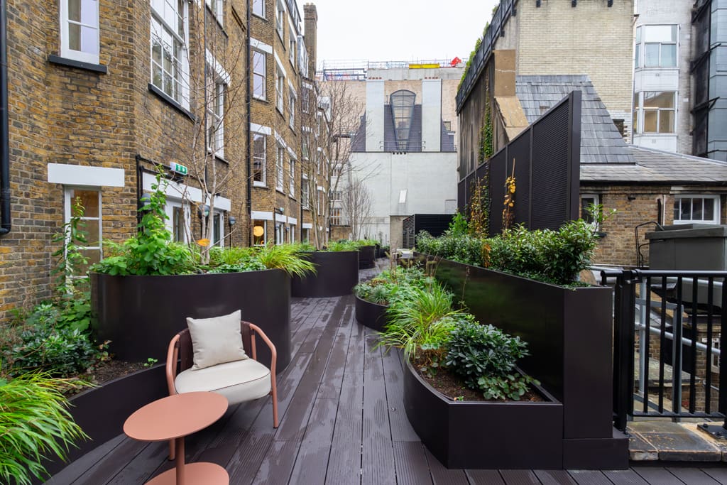 Egyptian & Dudley House courtyard