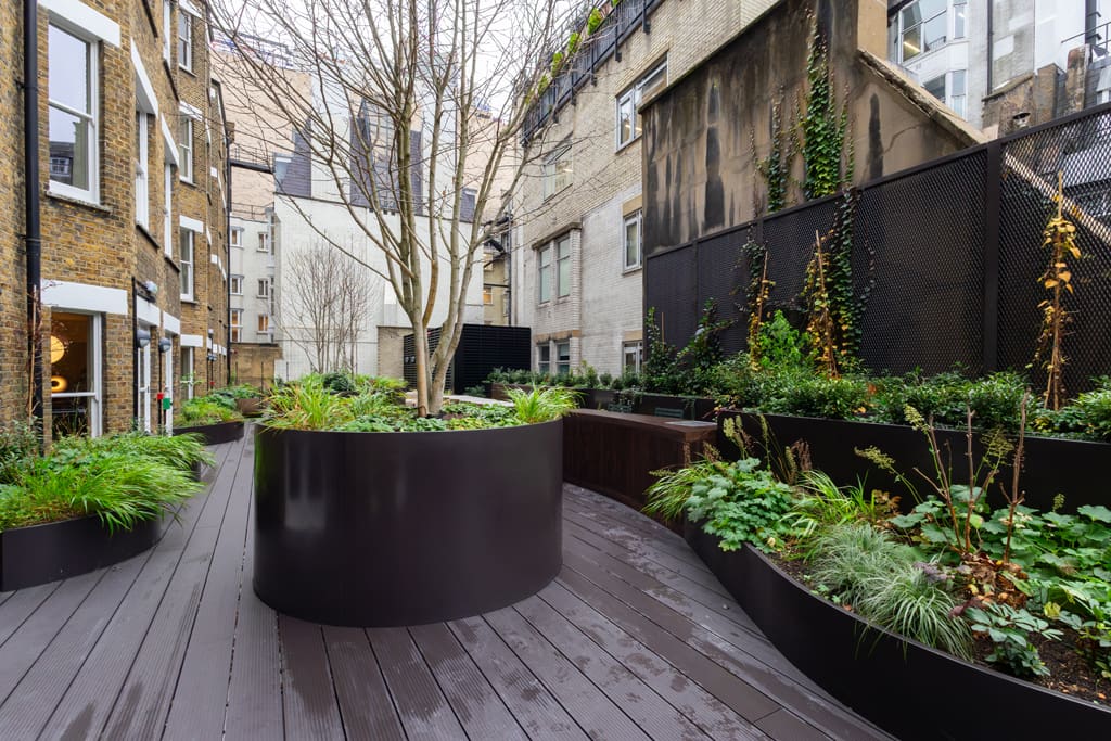 Egyptian & Dudley House planters