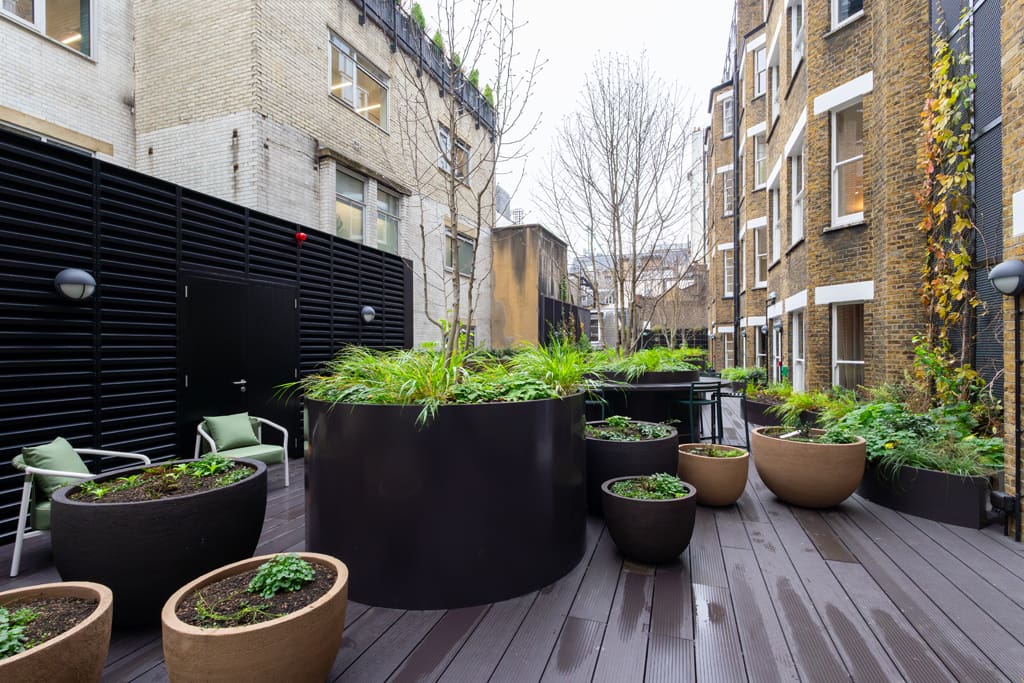 Egyptian & Dudley House planters