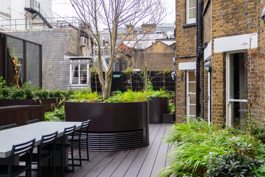 Egyptian & Dudley House courtyard
