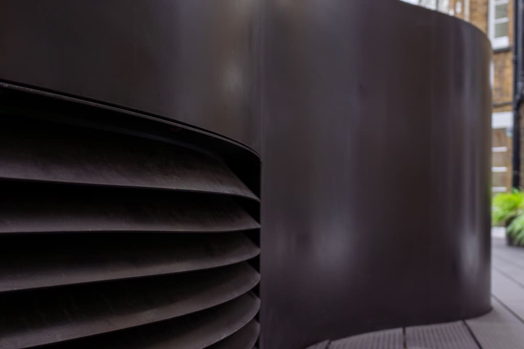 Egyptian & Dudley House planter close-up