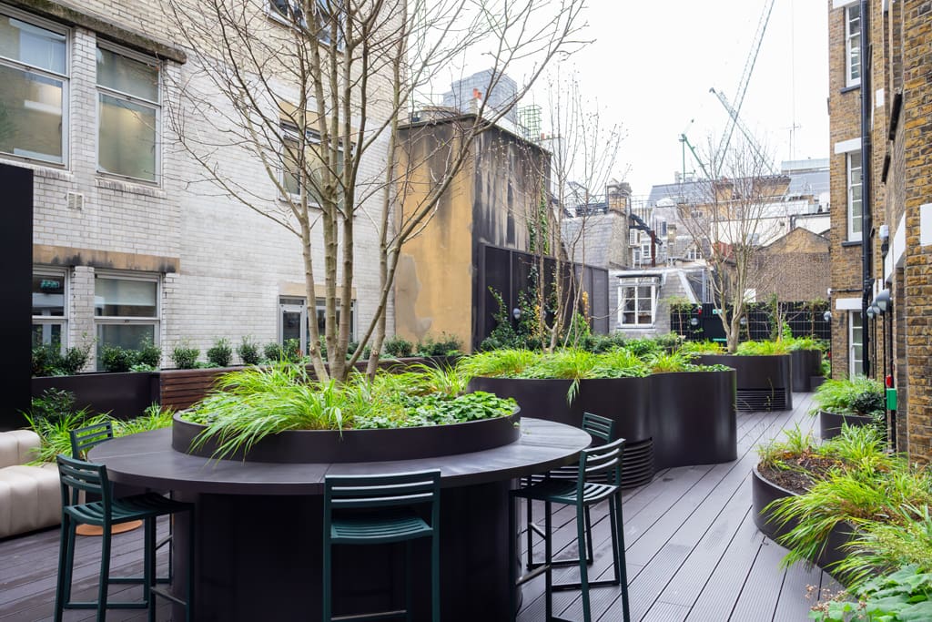 Egyptian & Dudley House courtyard