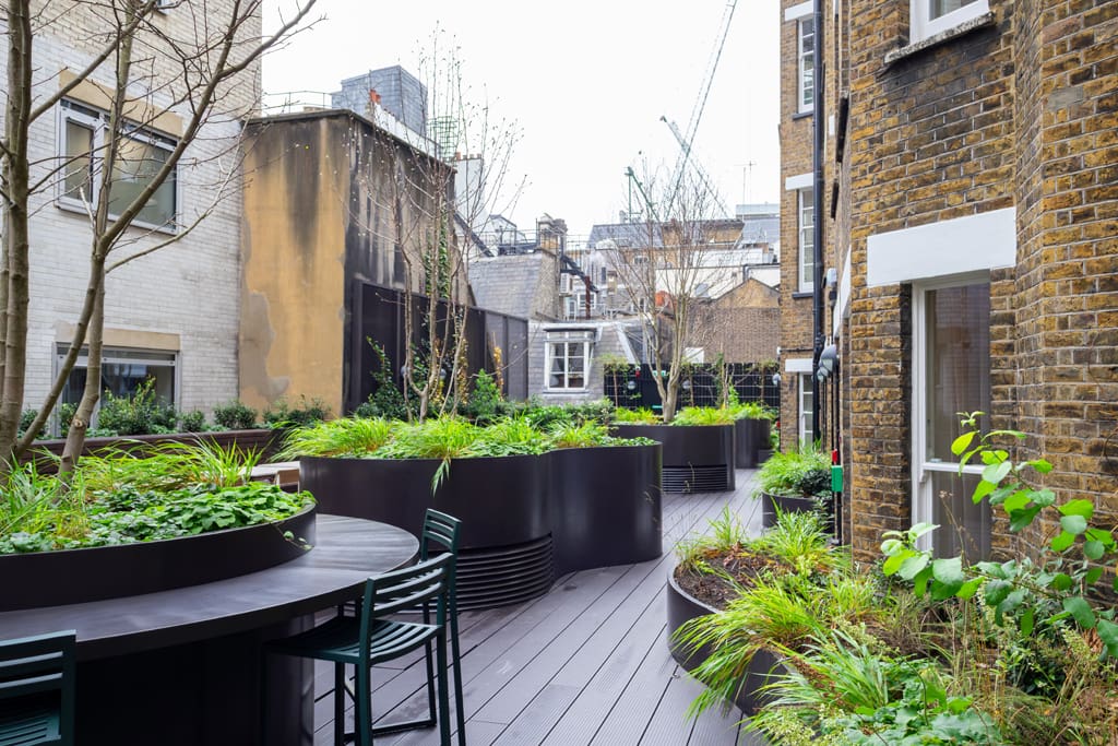 Egyptian & Dudley House courtyard