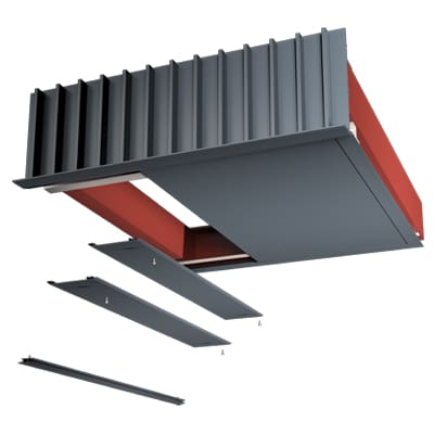 BalcaSmart Flow Soffit System render