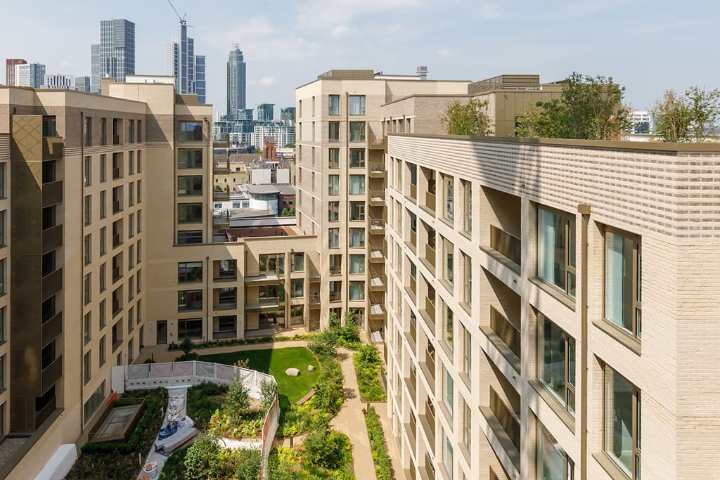 Oval Village balconies