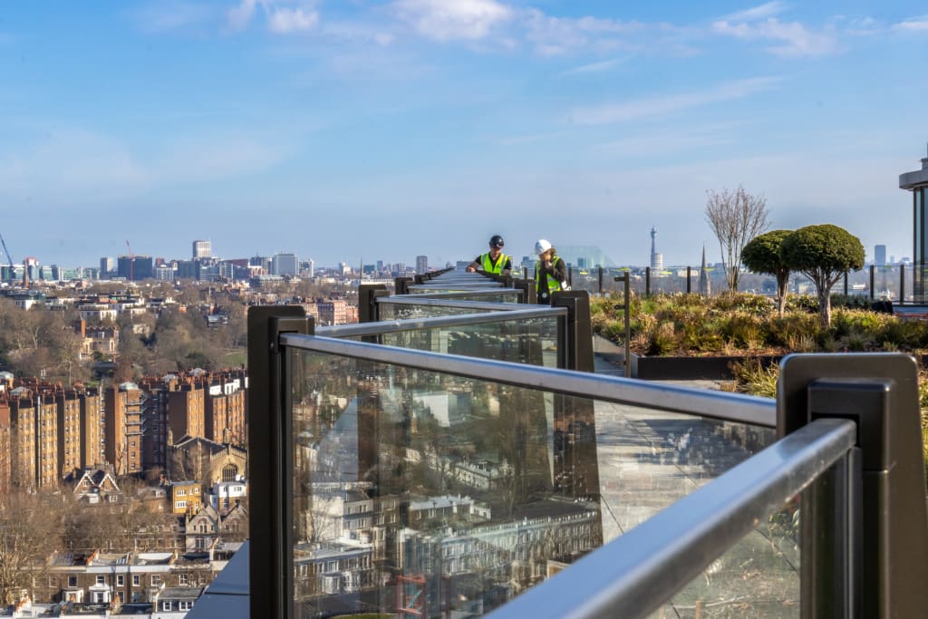 Olympia London Glass Balustrade