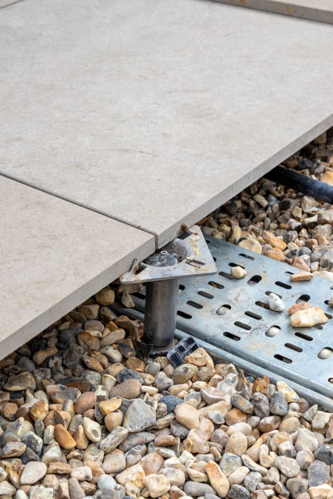 Non-Combustible paving pedestal