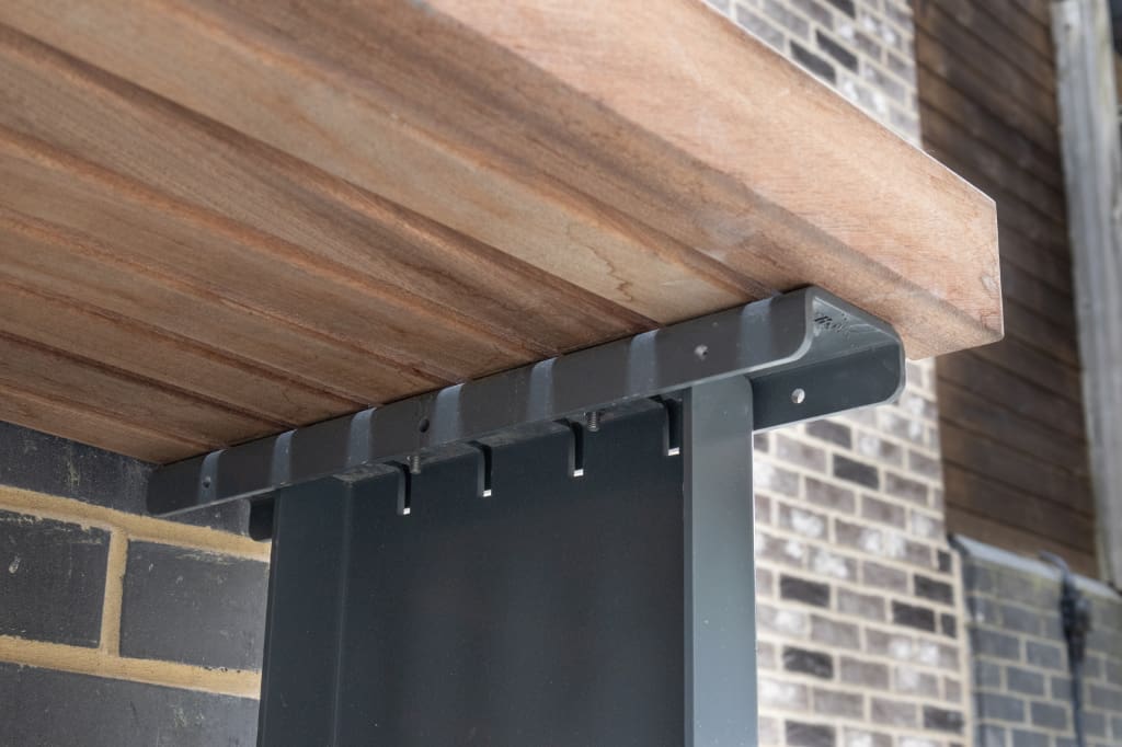 Bench fixing close-up