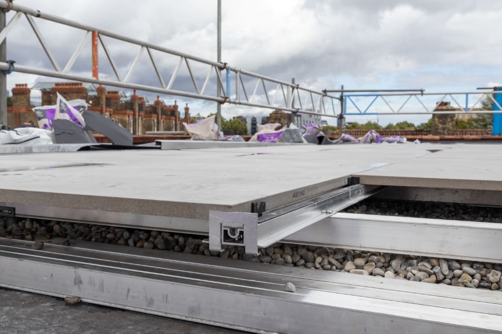 TerraSmart Lattice Frame with paving