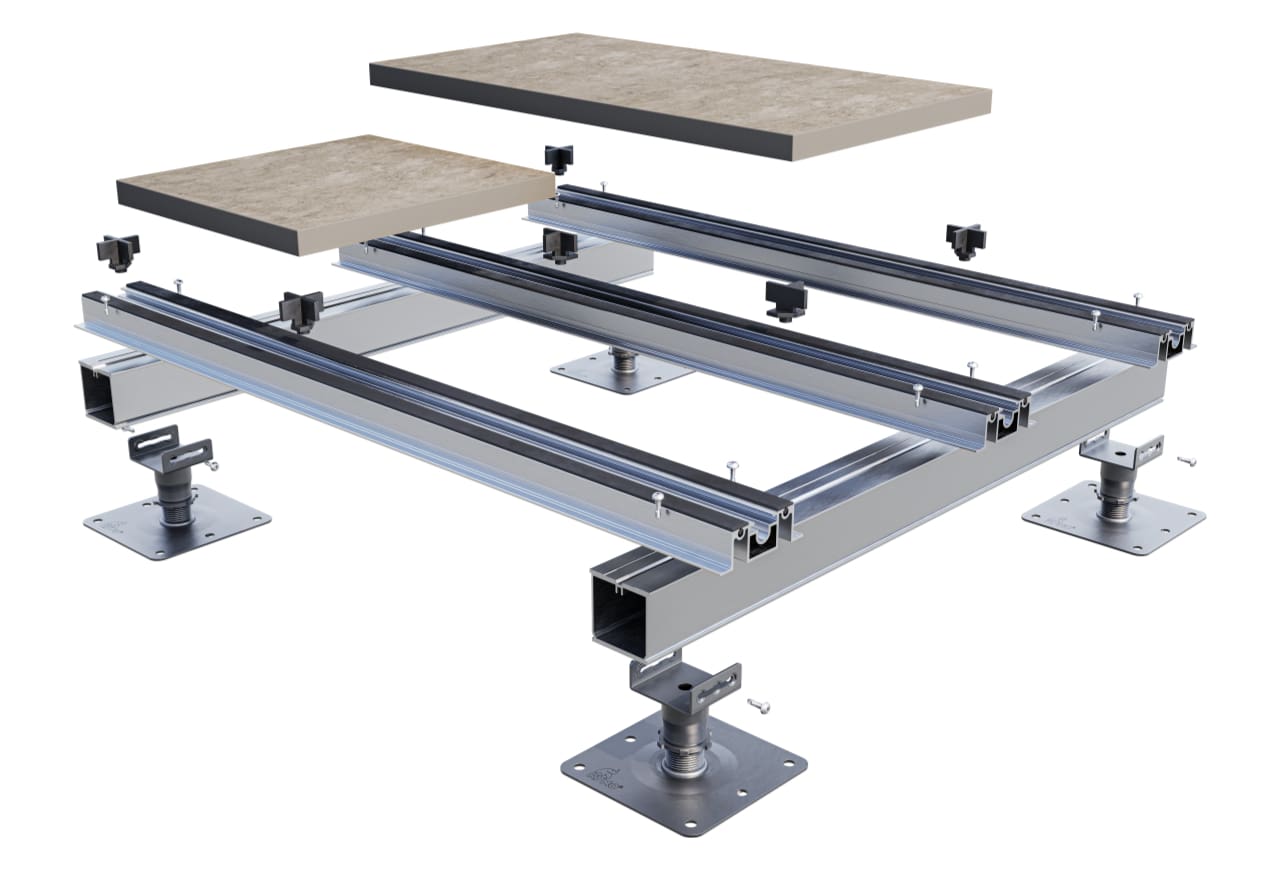 TerraSmart® Rail Paving System IGNO®: Lattice Frame