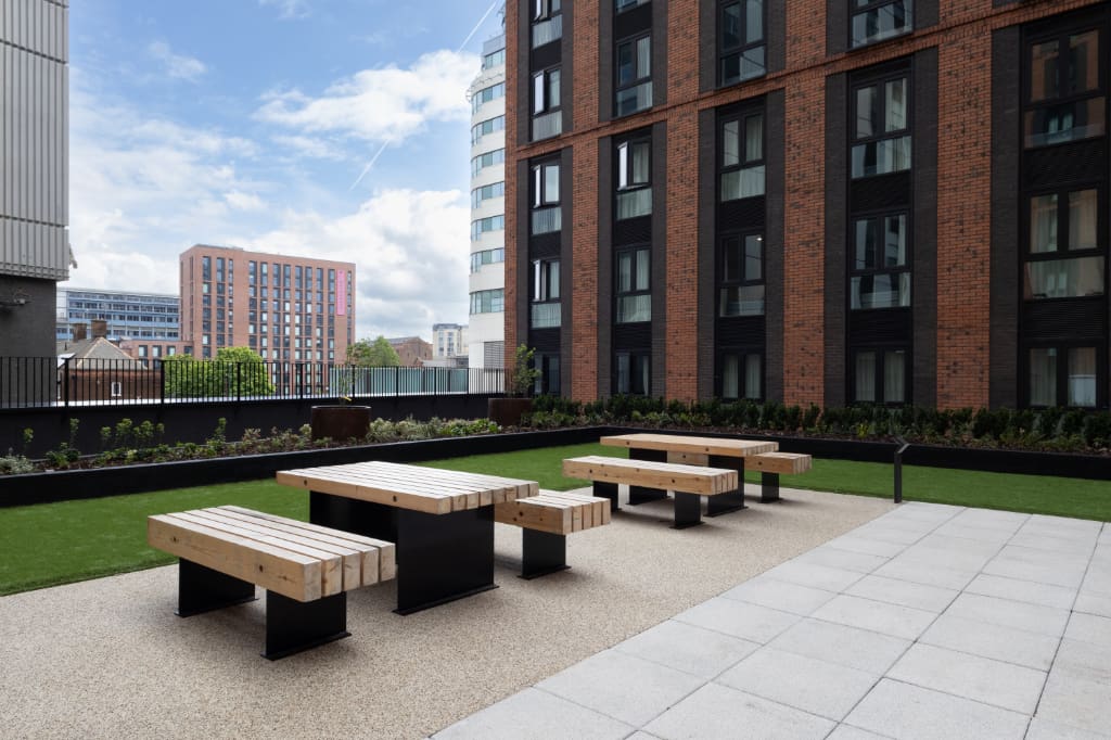 Benches on Resin Bound Gravel