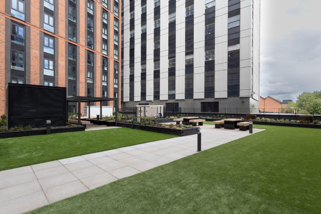 Paved walkway