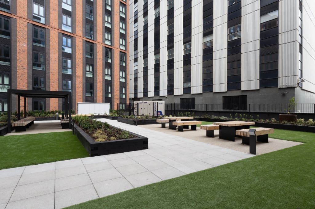 Paved walkway