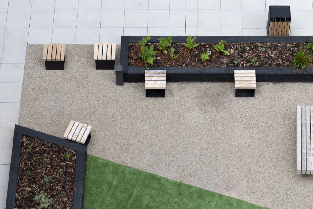 Resin Bound Gravel area