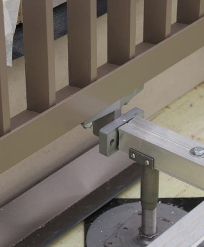 BaseLink joining rails to balustrade