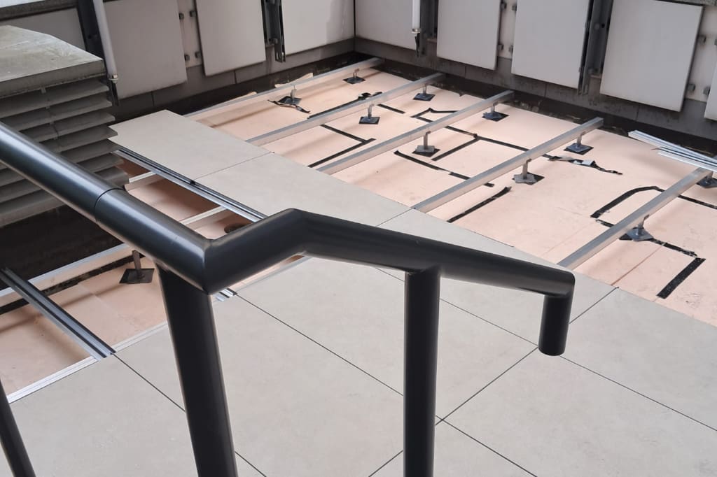 Rail Paving System installation