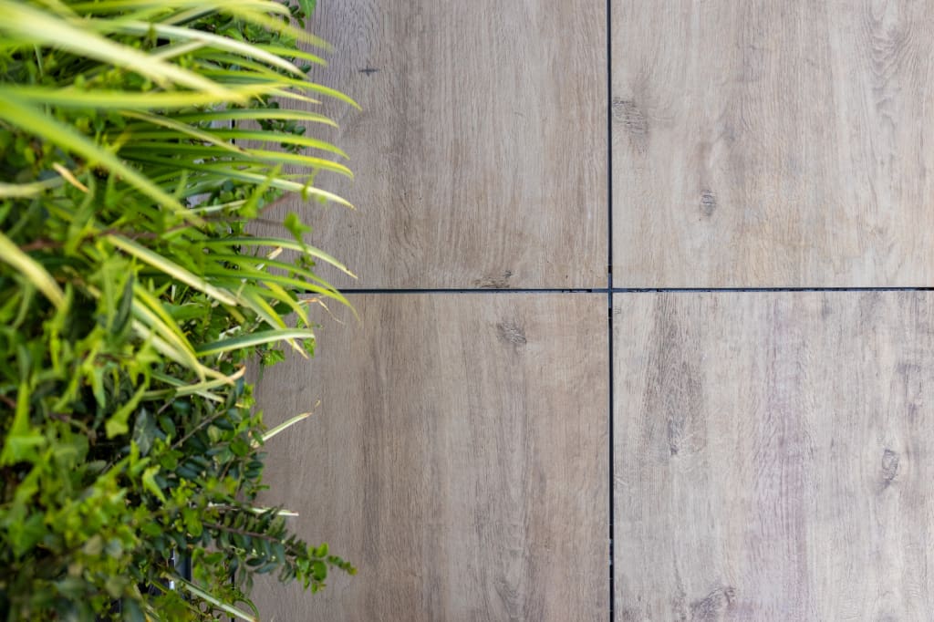Cario Warm Sand porcelain paving