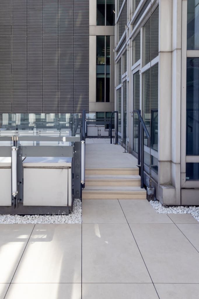 Paved steps