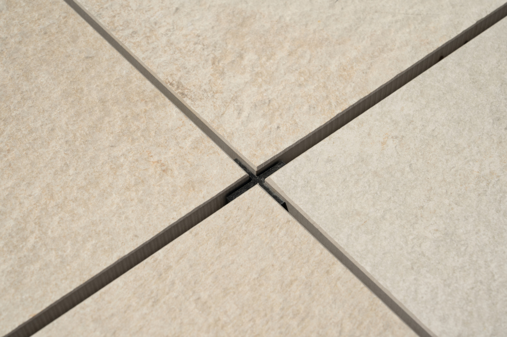 Porcelain paving close-up