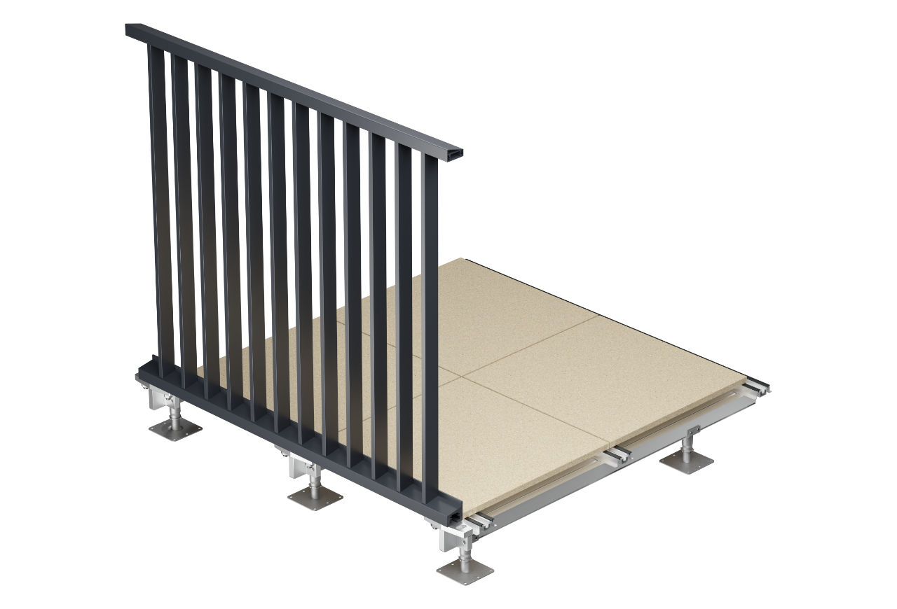Linear Track Balustrades TerraSmart Rail Fix