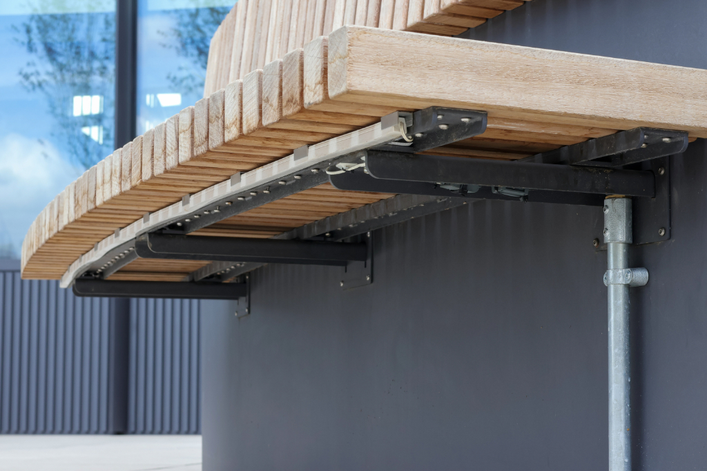 Integrated seating with lighting strip