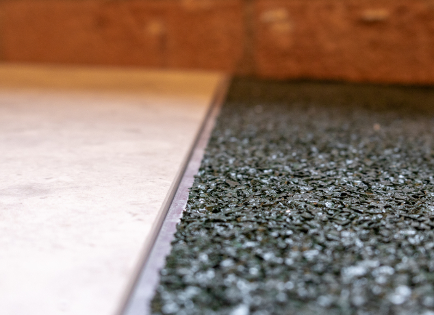Wet Pour Rubber Crumb mixed surfaces